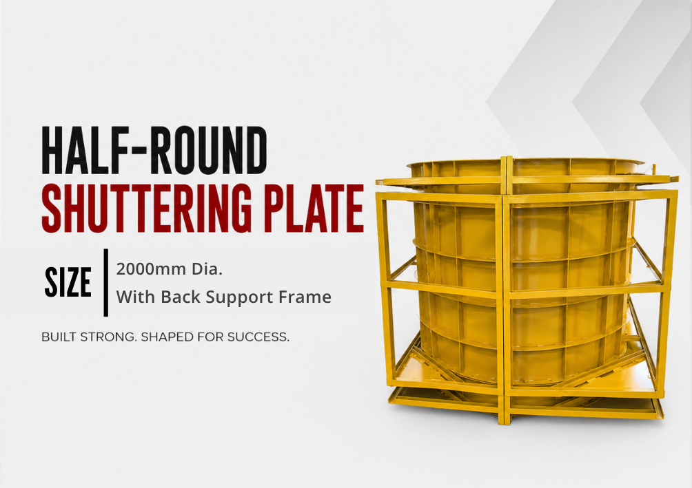Half Round Shuttering Plate (2000mm Dia)